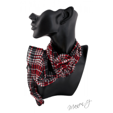 &Scaron;&aacute;lka červenočern&aacute; + květinov&aacute; ozdoba